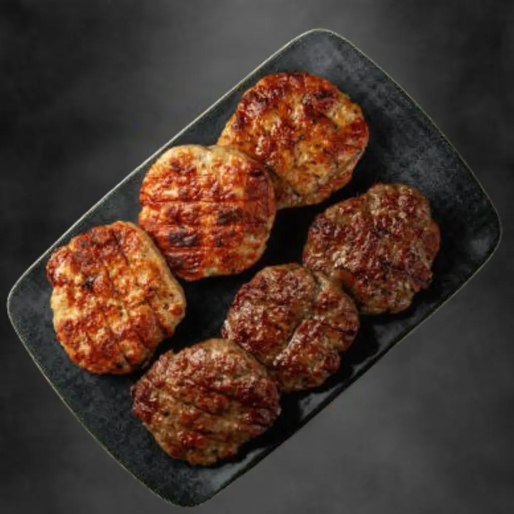 Beef Burger Plate